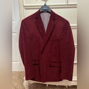 Wine Res Saddlebread Corduroy Blazer 42R